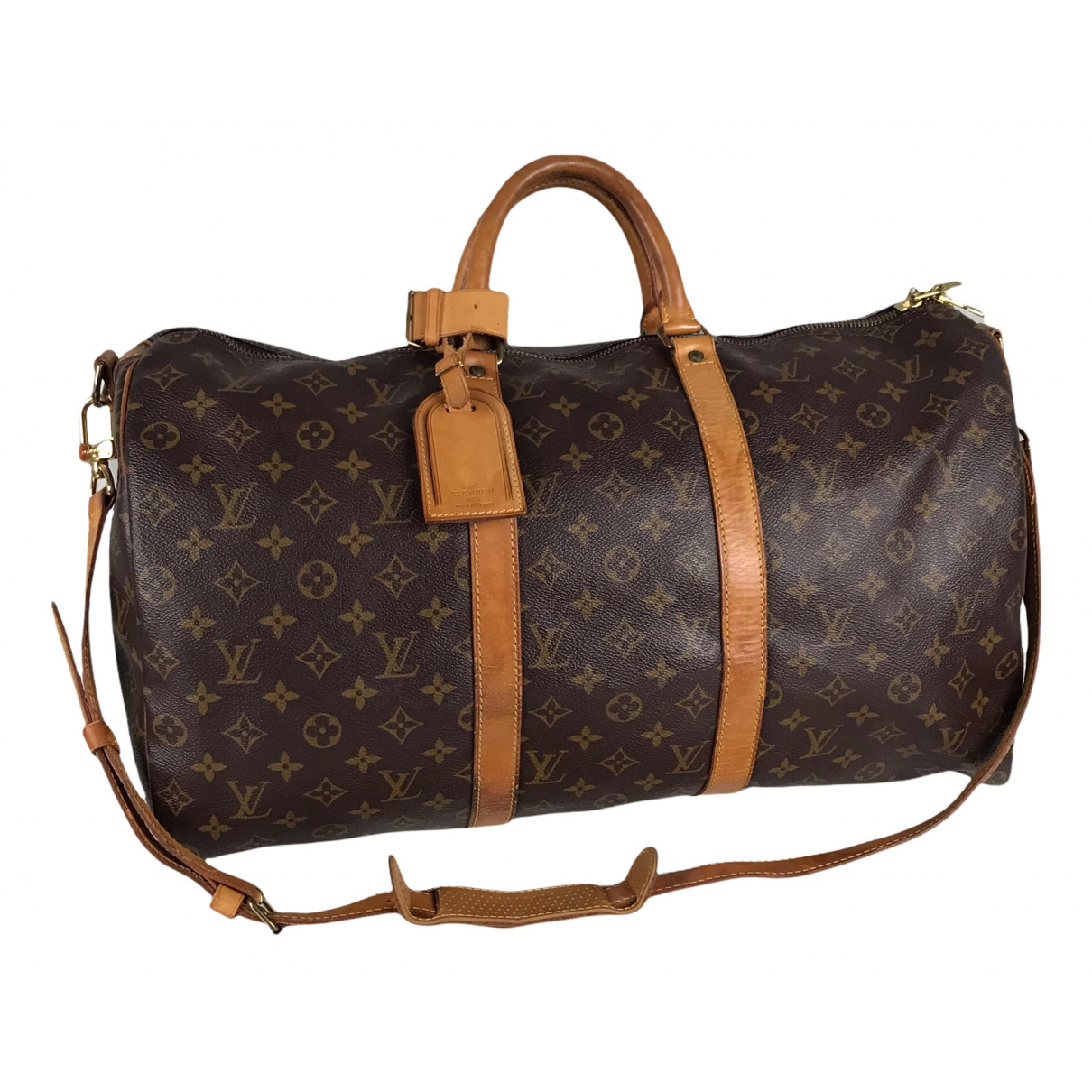 Keepall leather travel bag Louis 